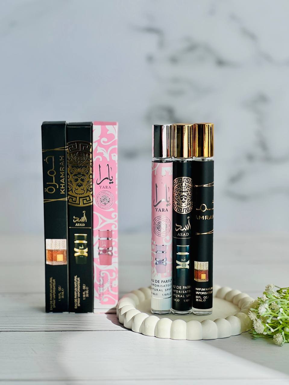 عطر قلمی اصل اسد و خمره و یارا حجم ۳۵ میل