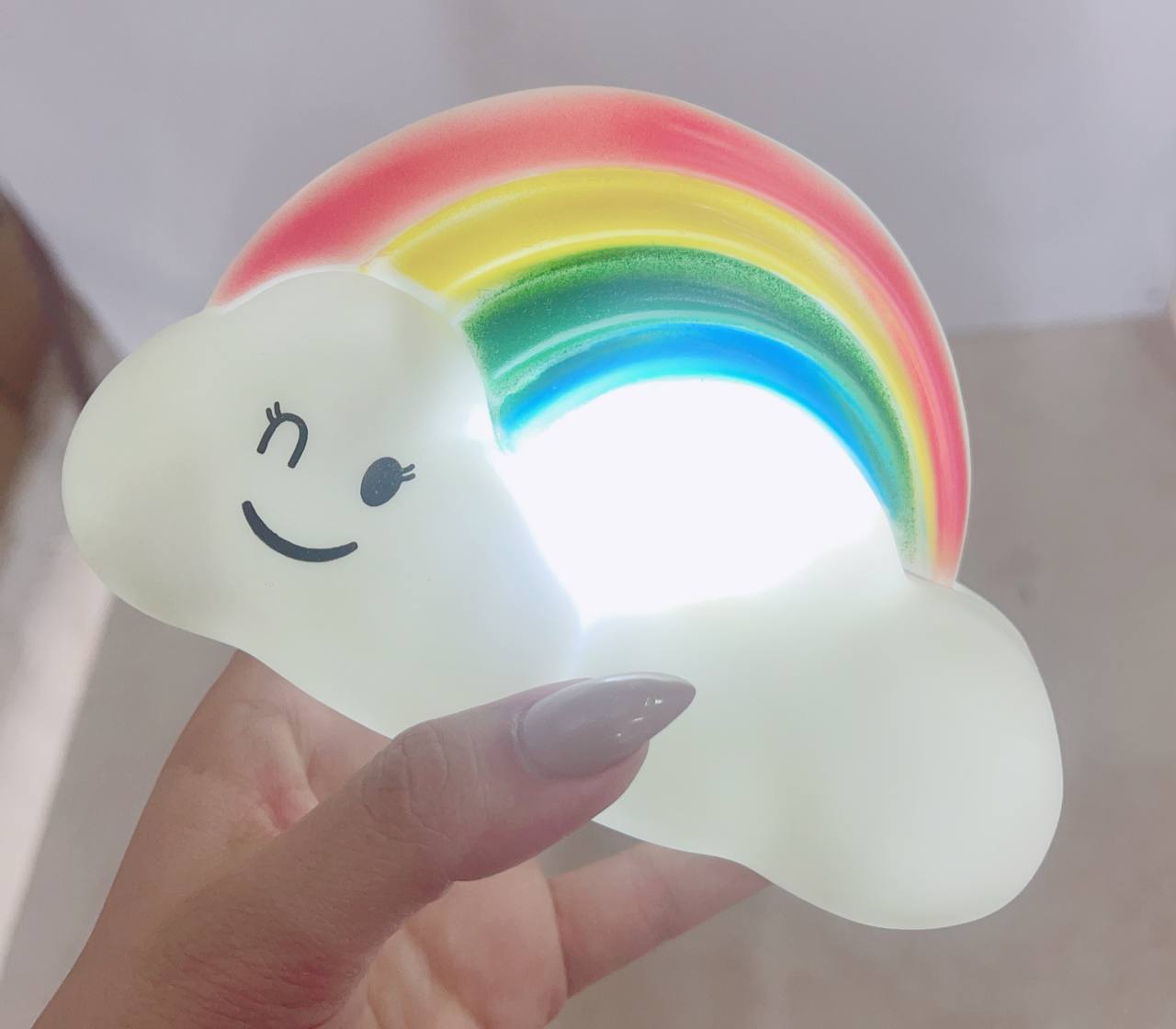 چراغ خواب ابری رنگین‌کمانی مدل AMXY Cloud Light