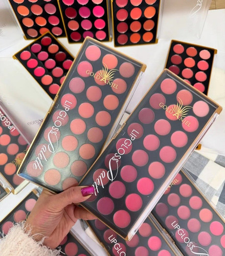 پالت رژ لب 24 رنگ گلد آنجل Gold Angel Lip Palette