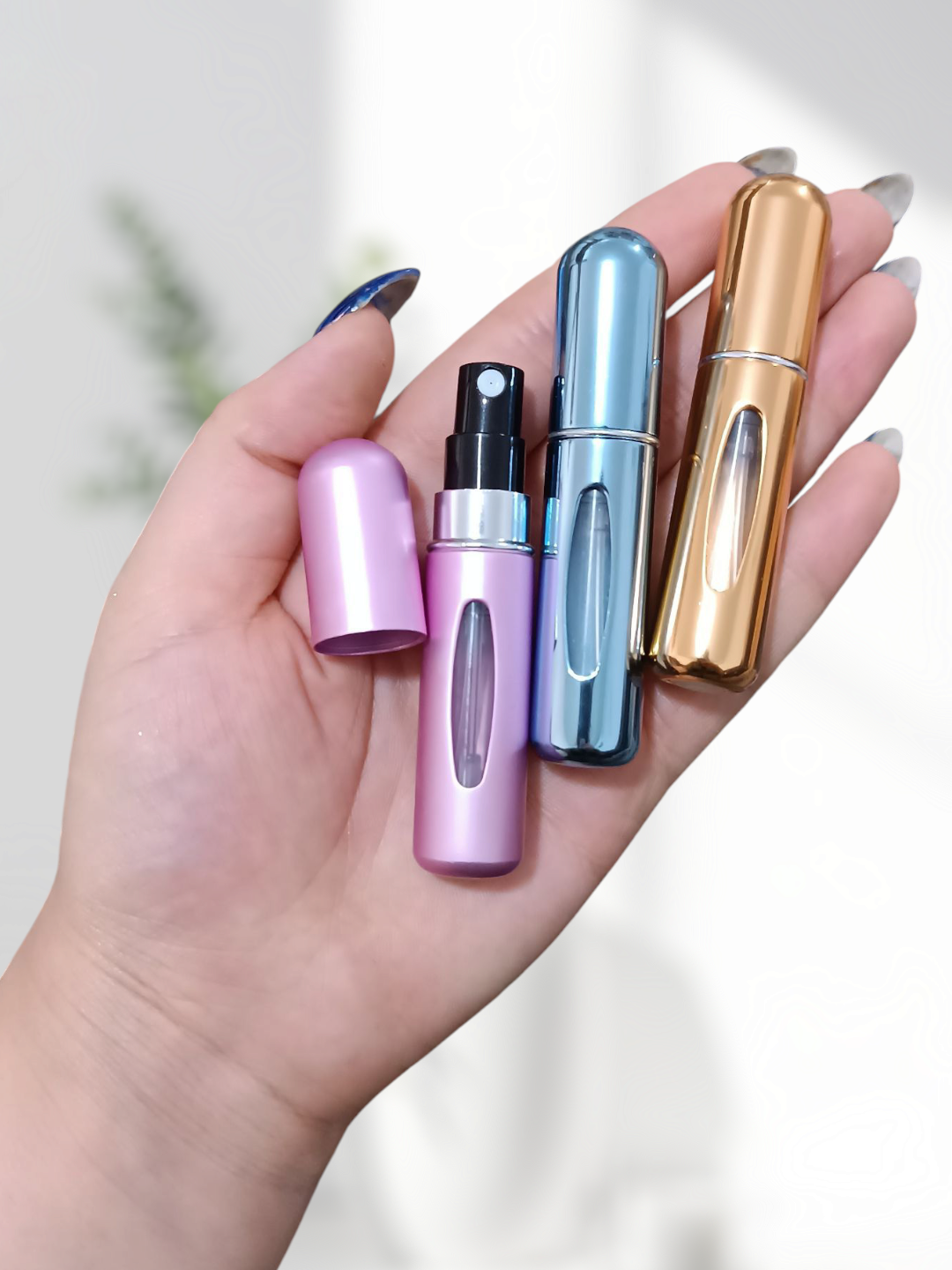 اتومایزر عطر و ادکلن اصل ۵ میل (تکی به قیمت عمده) – همراه همیشگی رایحه دل‌انگیز 💖