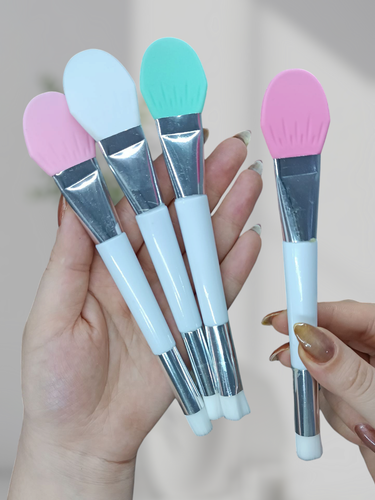 براش ماسک دوطرفه (یک سمت سیلیکونی + یک سمت فرچه حالتدار)