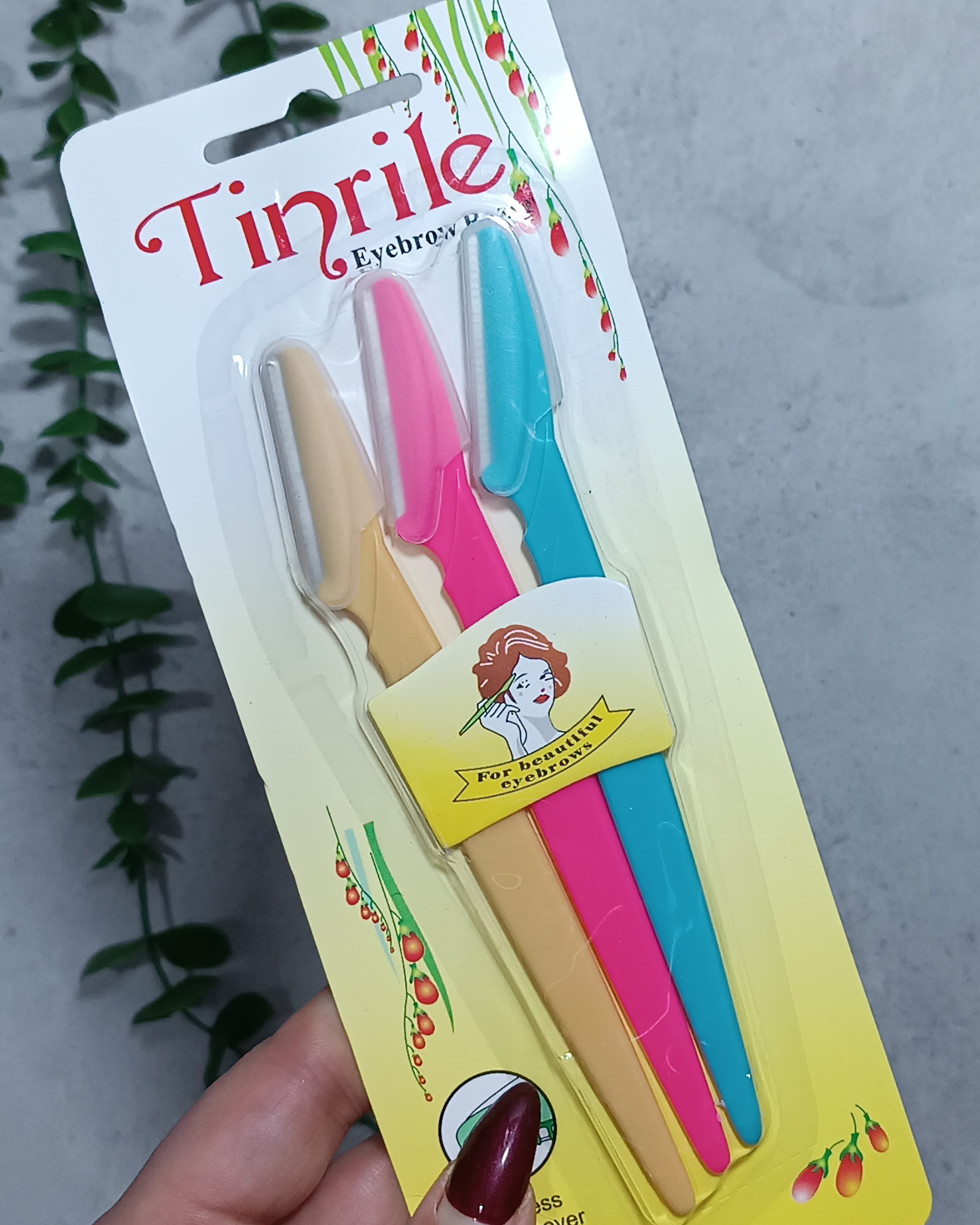 تیغ اصلاح ابرو و صورت تینکل پک 3تایی