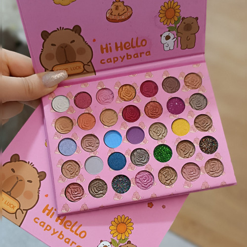 پالت سایه 35 رنگ خرسی IRIDESCENT GIRL مات و شاین حرفه ای