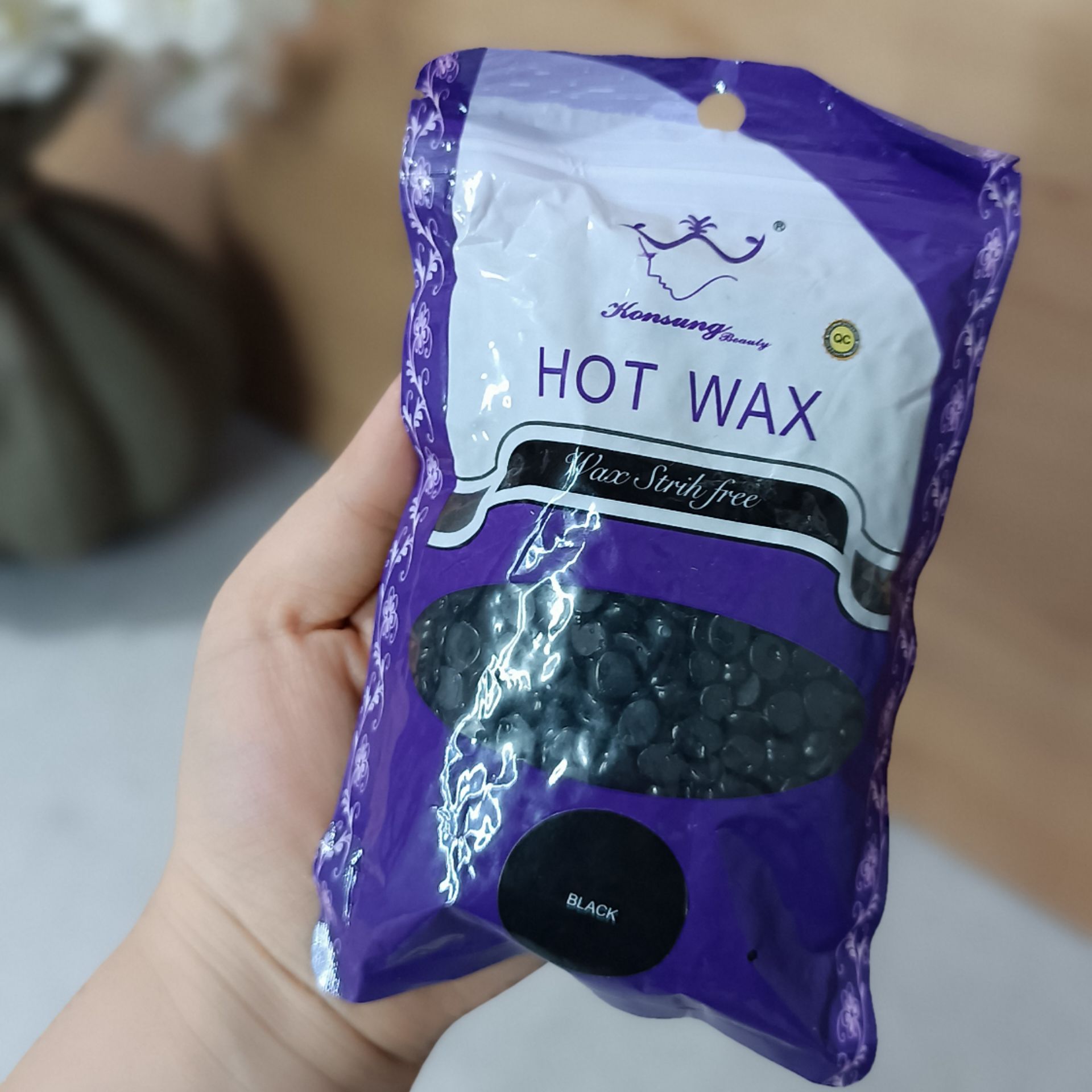 وکس عدسی 100 گرمی HOT WAX مخصوص اصلاح صورت و بدن