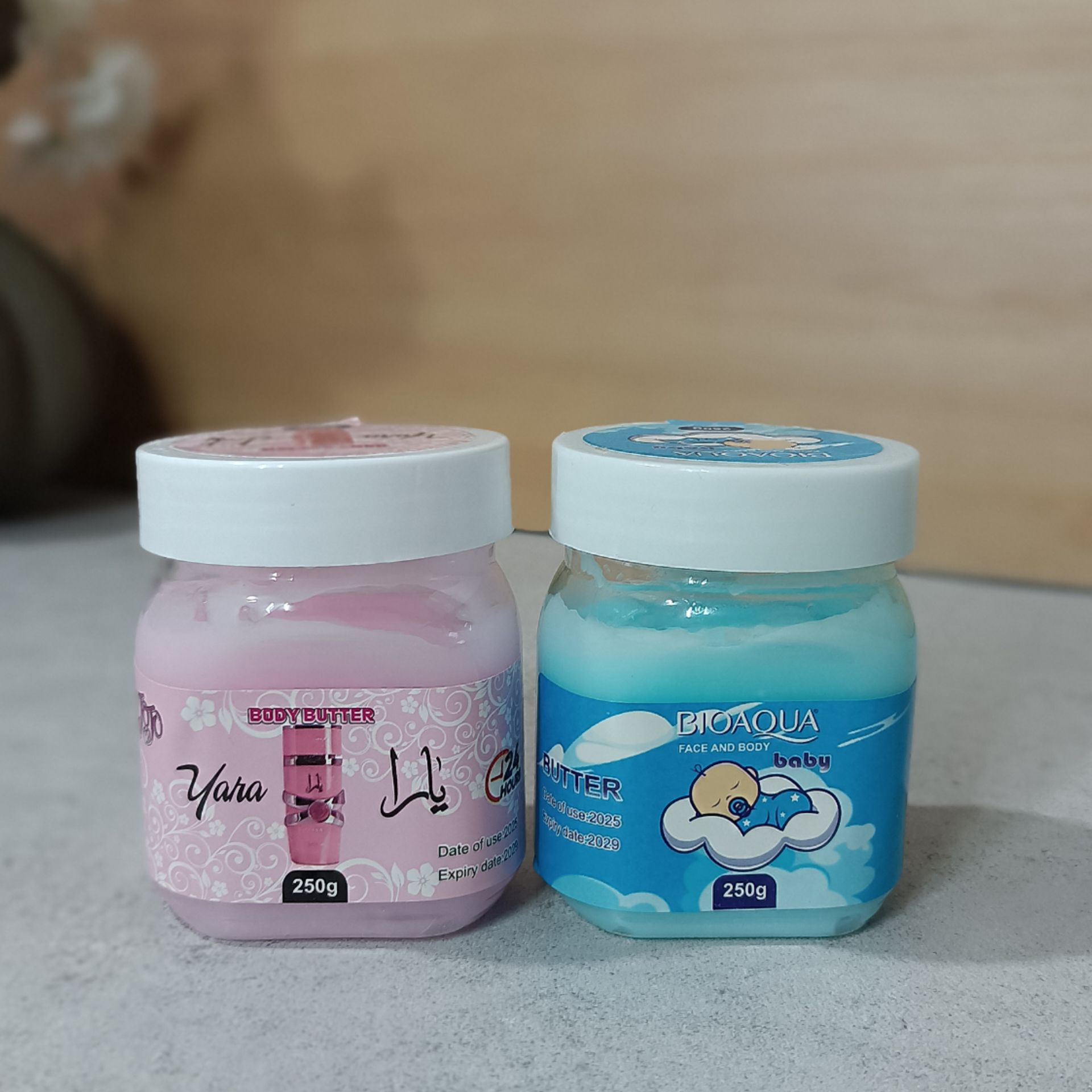 کره بدن یارا و بیبی آبرسان و خوشبو کننده پوست 250 میل