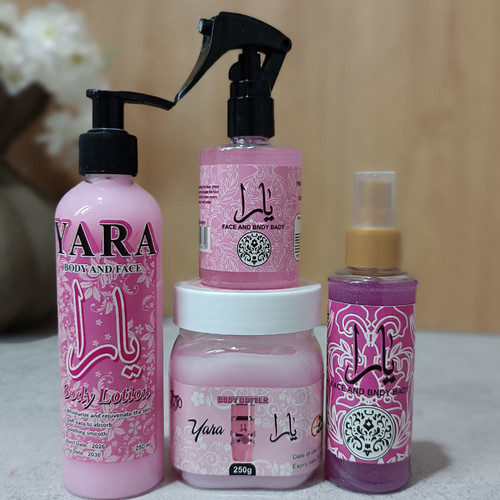 پک ۴ عددی یارا | ست بادی اسپلش و مراقبت بدن با رایحه یارا