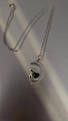گردنبند گربه روی ماه🐈🌙