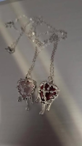 گردنبند قلب آب شده زنجیری ❤️⛓️
