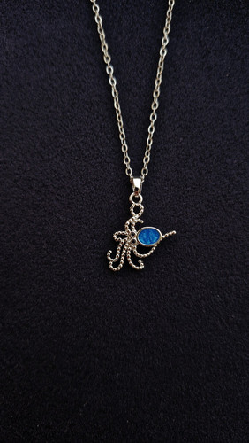 گردنبند هشت پا آبی 🐙💙