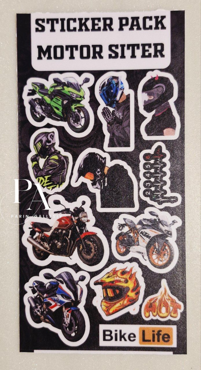 پک استیکر موتور سواااری 🏍❤️‍🔥