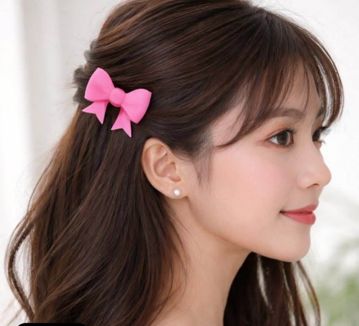 گیره ی مو ایموجی پاپیون 🎀💗