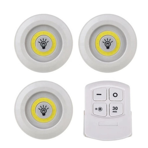 چراغ زیر کابینتی ریموت دار مهتابی 3 عددی