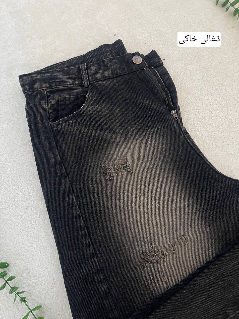 شلوار جین شافل سیسی پارت اول جنس جین ترک دارای سایزبندی