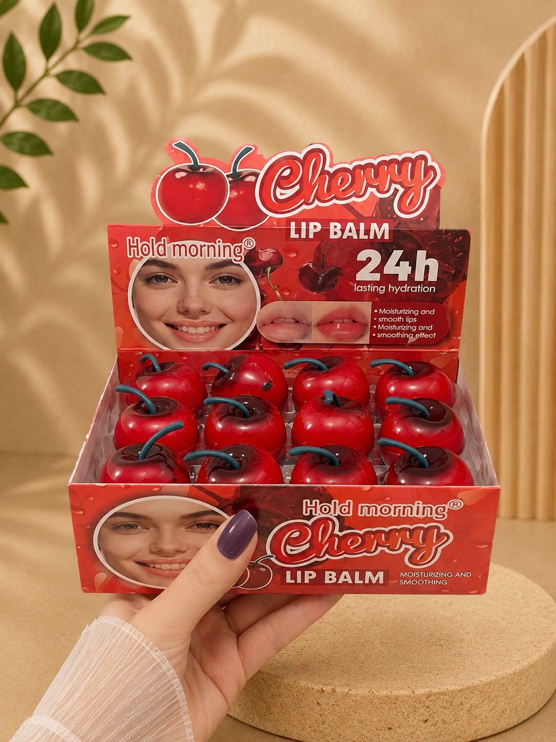 بالم لب گیلاس | لطافت لب‌ها با رایحه دلنشین گیلاس 🍒