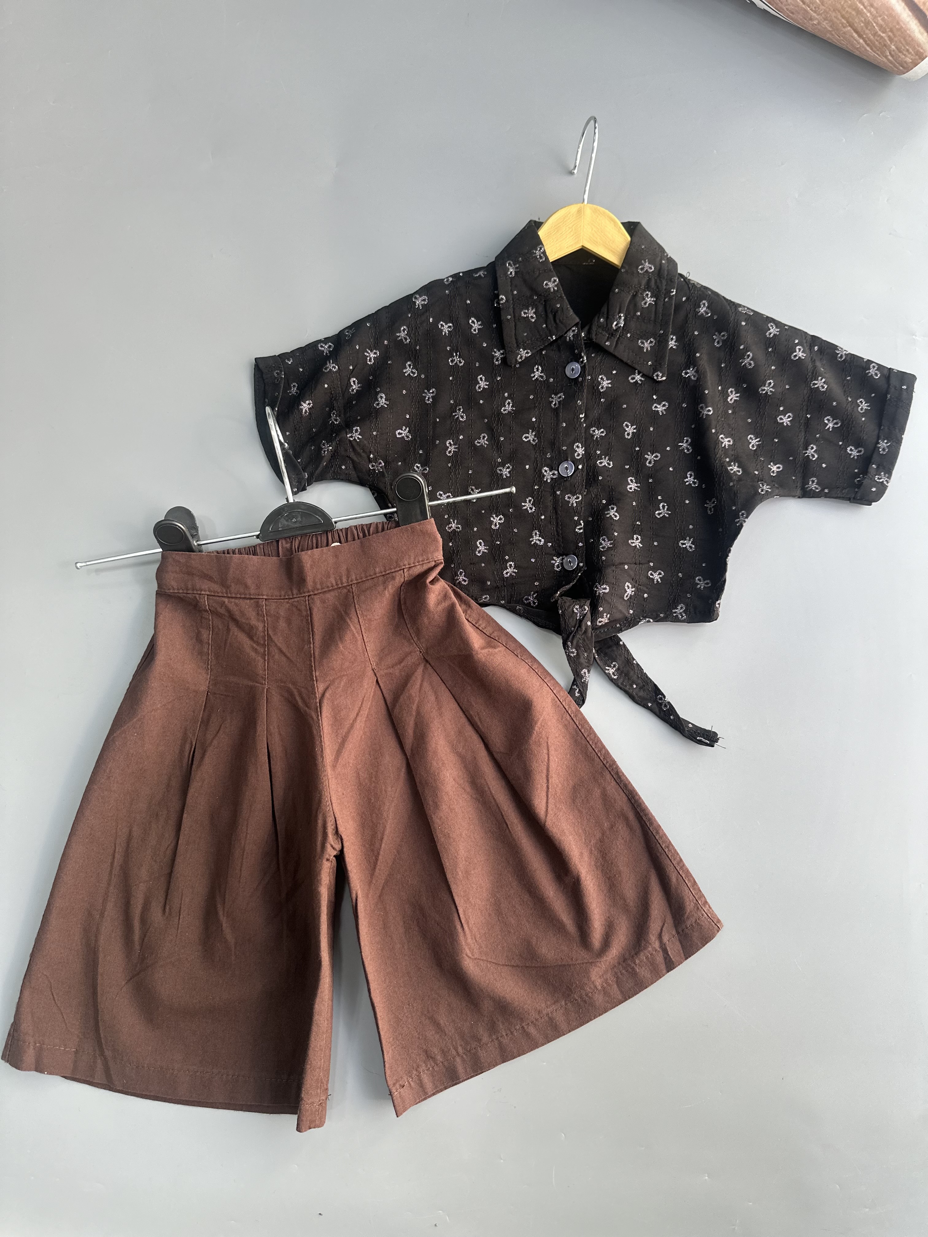 شومیز شلوار گره ی مشکی
