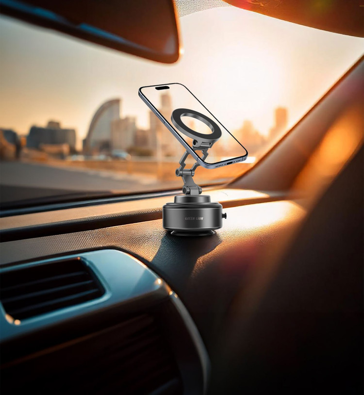 نمای پشت و بخشهای قابل مشاهده محصول هولدر وکیومی گرین لاین مدل GX-30 AUTO SUCTION | گجت و لوازم الکترونیکی | خرید آنلاین