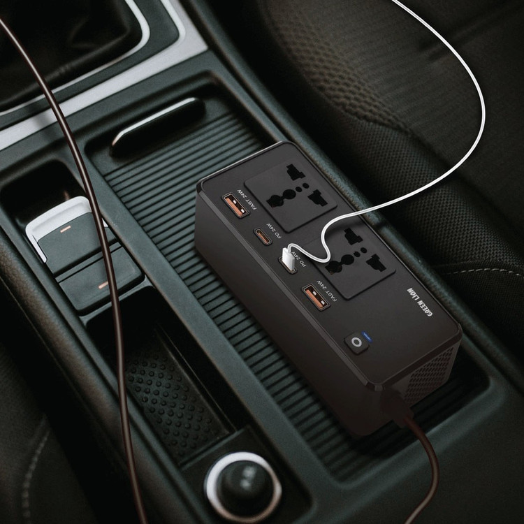 جزئیات طراحی و کیفیت ساخت محصول اینورتر گرین لاین مدلGC-200 car inverter | گجت و لوازم الکترونیکی | خرید آنلاین