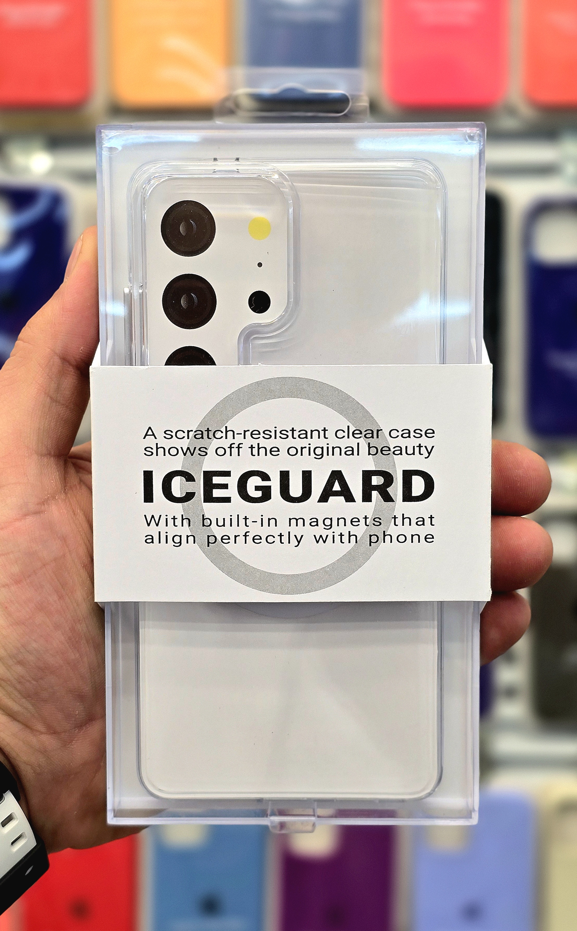 نمای اصلی محصول و طراحی کلی کاور اورجینال s26 ultra برند KZDOO مدل ICEGUARD | لوازم جانبی موبایل | خرید آنلاین