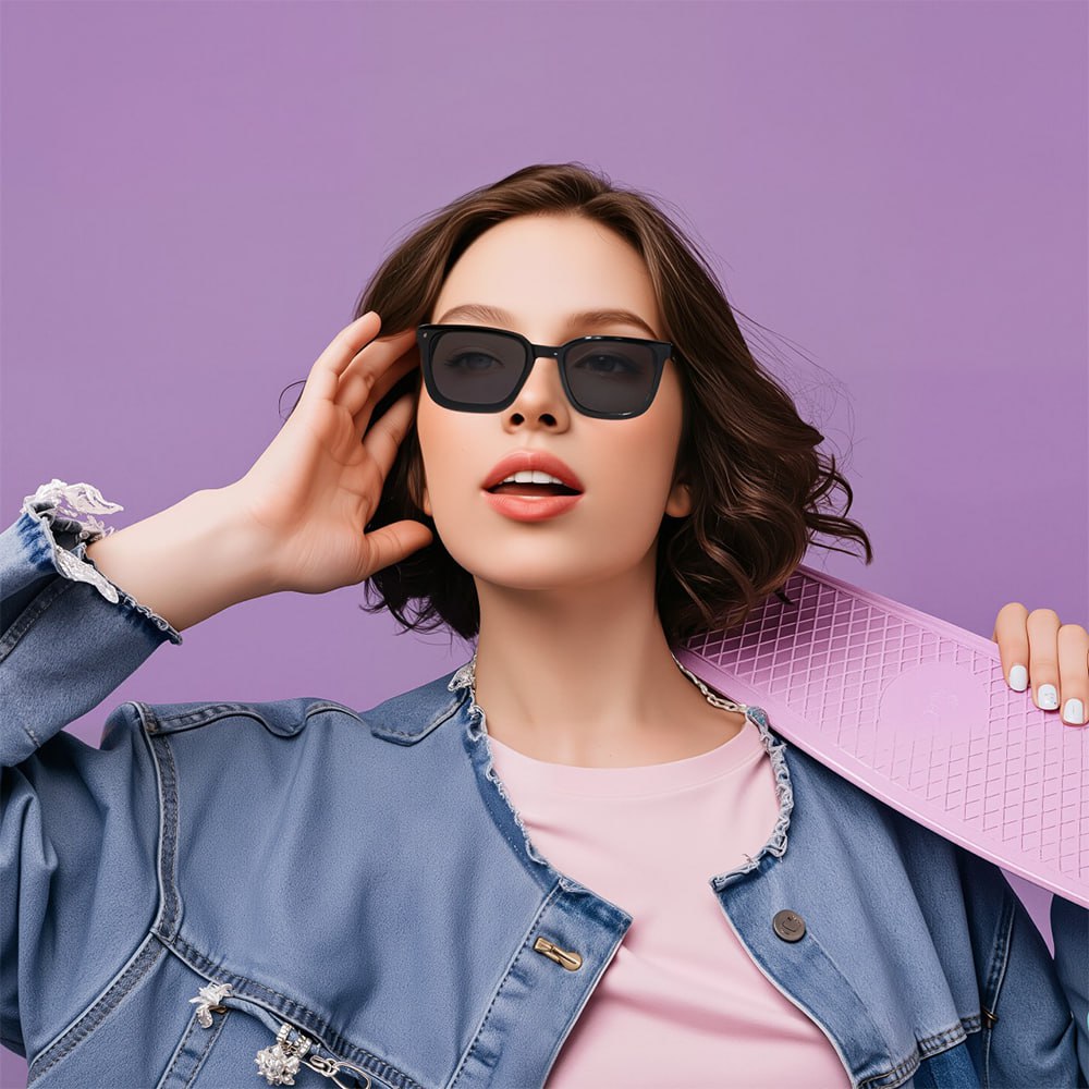 نمای پشت و بخشهای قابل مشاهده محصول عینک هوشمند پاورولوژی Powerology Nice Smart Audio Sunglasses | گجت و لوازم الکترونیکی | خرید آنلاین