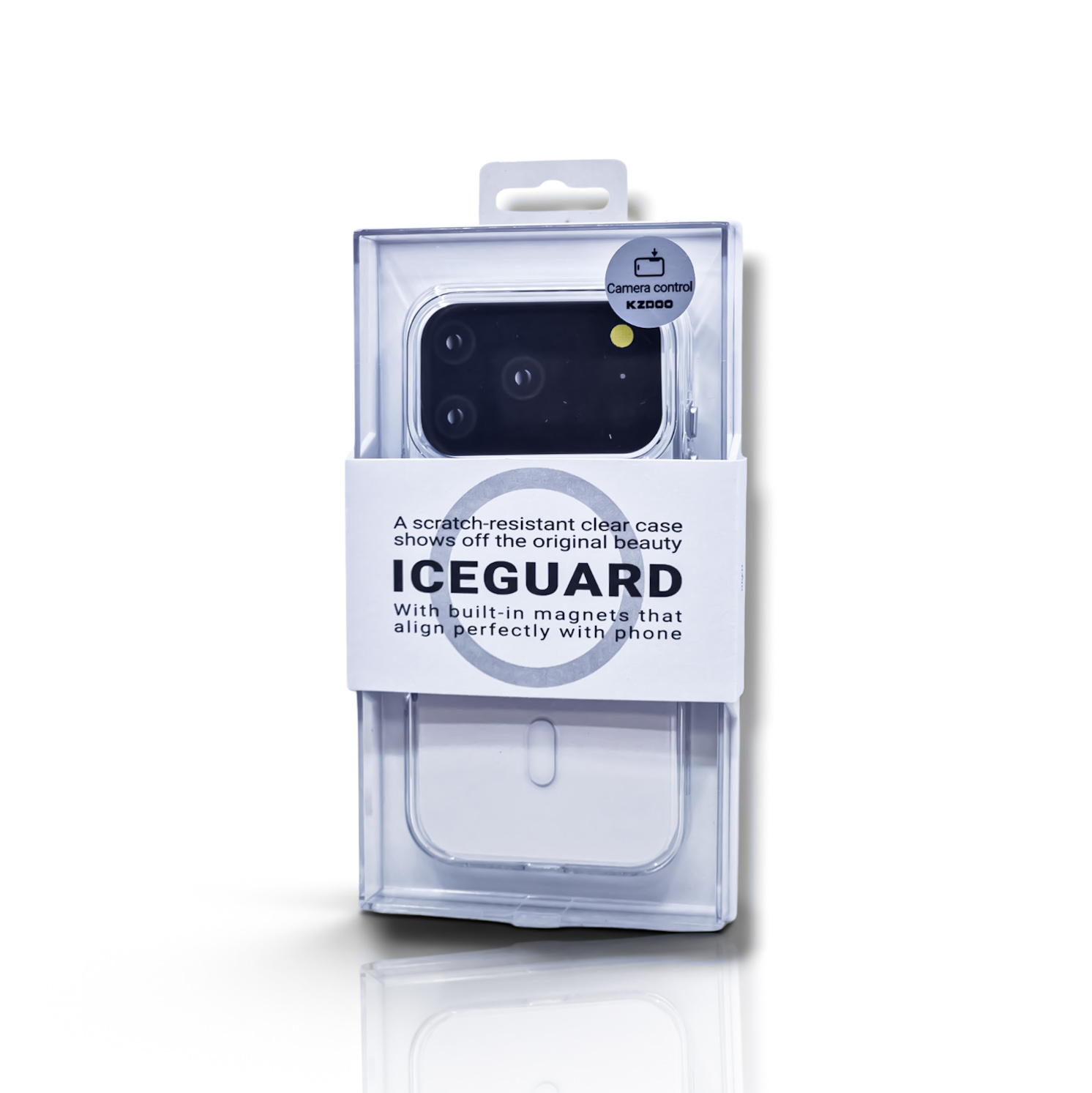 نمای بسته‌بندی و ارائه محصول کاور اورجینال مگسیف اپل مدل ICEGUARD مناسب آیفون ۱۷ پرو مکس با طراحی شارژ بی‌سیم | شارژر و لوازم شارژ | خرید آنلاین