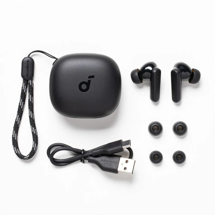 نمای پشت و بخشهای قابل مشاهده محصول هدفون بی سیم اَنکر مدل Soundcore R50i اصل سازگار با برنامه soundcore | هدفون و هندزفری | خرید آنلاین
