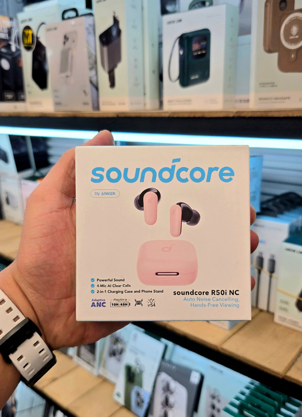 نمای اصلی محصول و طراحی کلی هدفون بی سیم انکر مدل Soundcore A3959 _R50 NC اصل سازگار با برنامه soundcore | هدفون و هندزفری | خرید آنلاین