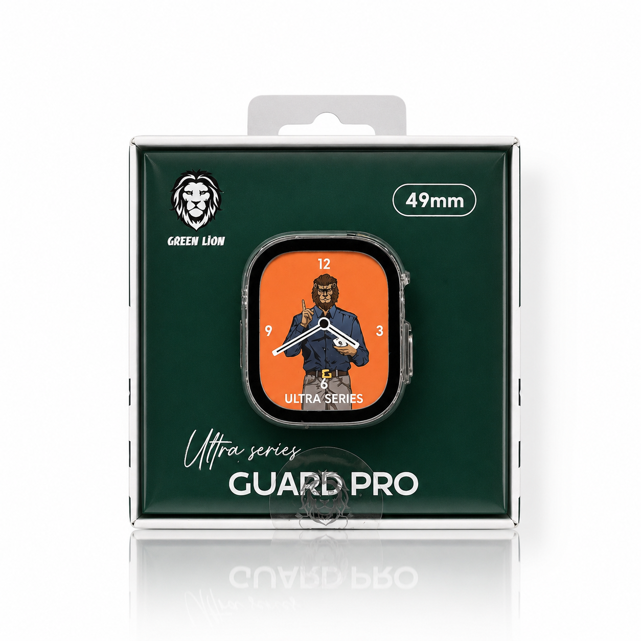 نمای بستهبندی و ارائه محصول کاور محافظ اپل واچ گرین لاین مدل Guard Pro Ultra Series 49mm | لوازم جانبی موبایل | خرید آنلاین