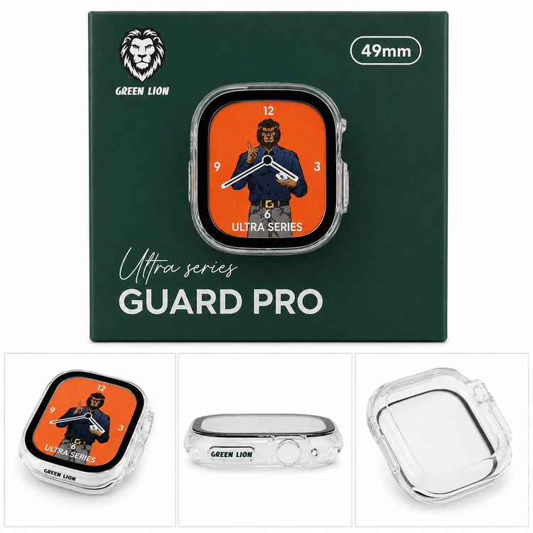نمای نزدیک از جزئیات و ساختار محصول کاور محافظ اپل واچ گرین لاین مدل Guard Pro Ultra Series 49mm | لوازم جانبی موبایل | خرید آنلاین