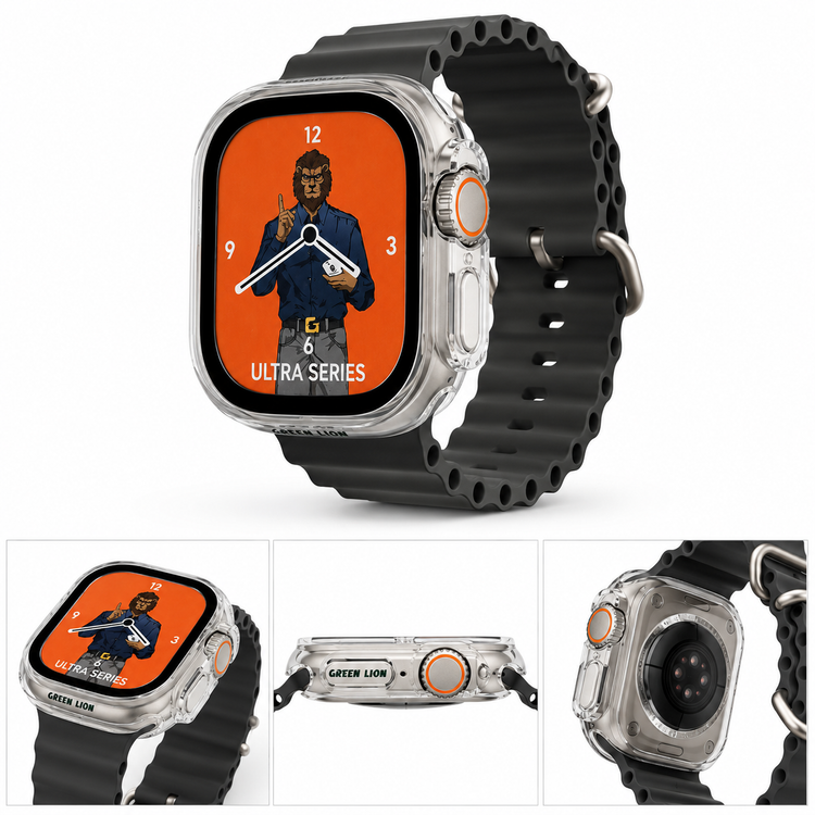 نمای جانبی و ابعاد ظاهری محصول کاور محافظ اپل واچ گرین لاین مدل Guard Pro Ultra Series 49mm | لوازم جانبی موبایل | خرید آنلاین