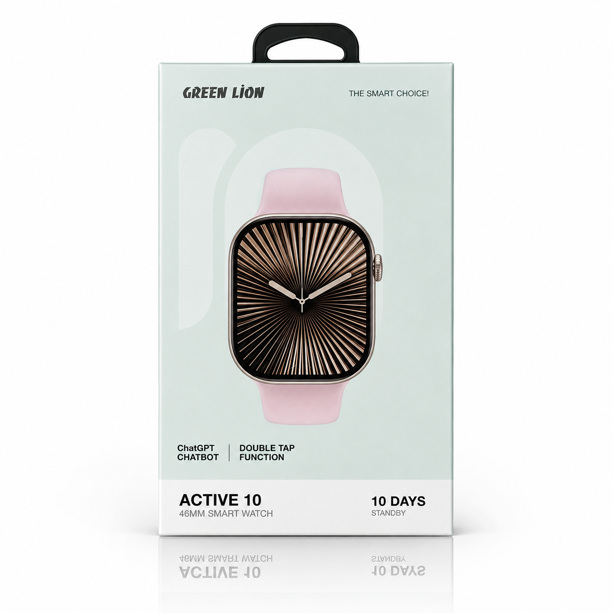 جزئیات طراحی و کیفیت ساخت محصول ساعت هوشمند گرین لاین مدل green lion active 10 4۶MM | گجت هوشمند | خرید آنلاین