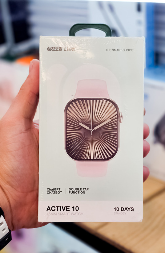 نمای جانبی و ابعاد ظاهری محصول ساعت هوشمند گرین لاین مدل green lion active 10 4۶MM | گجت هوشمند | خرید آنلاین