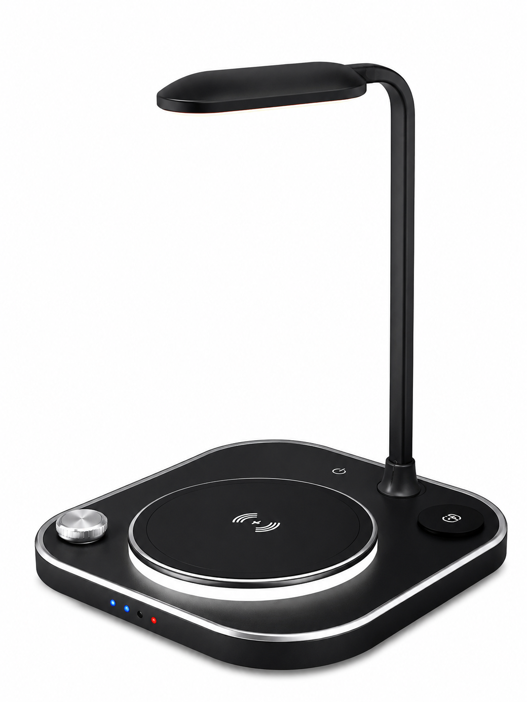نمای اصلی محصول و طراحی کلی شارژر بیسیم چندکاره All In One Wireless Charger & Desk Lamp | شارژر و لوازم شارژ | خرید آنلاین