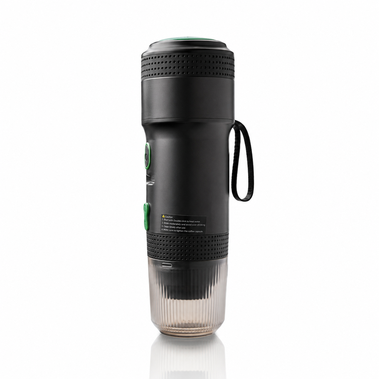نمای جانبی و ابعاد ظاهری محصول اسپرسوساز مسافرتی گرین لاین مدل Coffee Maker Pro | گجت و لوازم الکترونیکی | خرید آنلاین