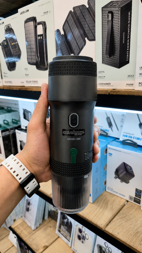 نمای پشت و بخشهای قابل مشاهده محصول اسپرسوساز مسافرتی گرین لاین مدل Coffee Maker Pro | گجت و لوازم الکترونیکی | خرید آنلاین