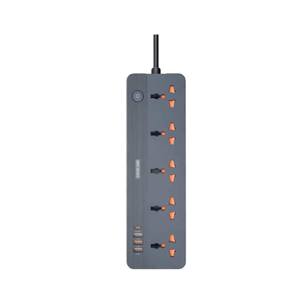 جزئیات طراحی و کیفیت ساخت محصول چندراهی برق گرین مدل GS-250 با ۵ درگاه و توان ۲۵۰۰ وات | گجت و لوازم الکترونیکی | خرید آنلاین
