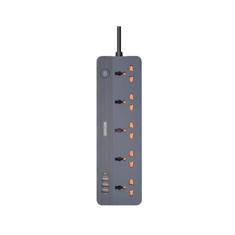 جزئیات طراحی و کیفیت ساخت محصول چندراهی برق گرین مدل GS-250 با ۵ درگاه و توان ۲۵۰۰ وات | گجت و لوازم الکترونیکی | خرید آنلاین
