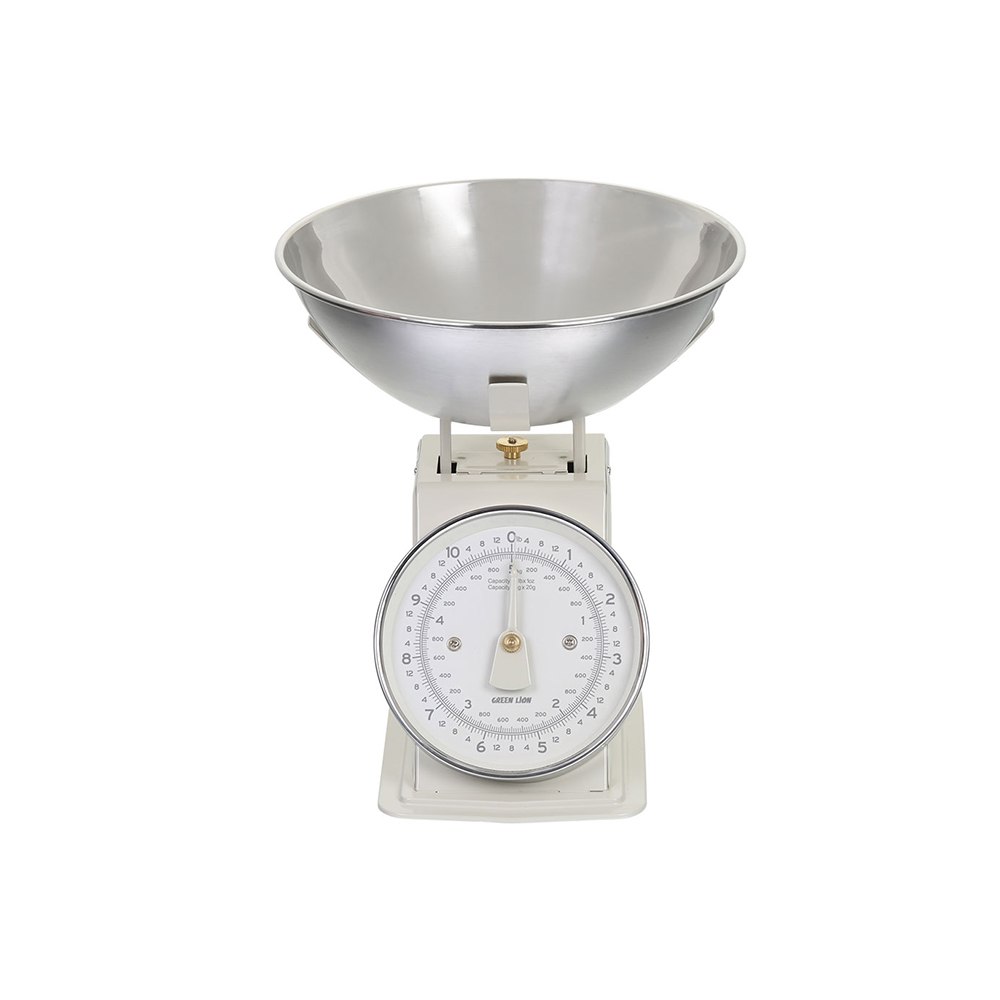 نمای نزدیک از جزئیات و ساختار محصول ترازوی آشپزخانه عقربهای گرین لاین مدل GNVNKSCA vintage kitchen scale | گجت و لوازم الکترونیکی | خرید آنلاین