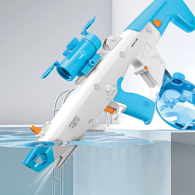جزئیات طراحی و کیفیت ساخت محصول تفنگ آبپاش شارژی گرین لاین مدل GN75 Electric Water Gun | شارژر و لوازم شارژ | خرید آنلاین