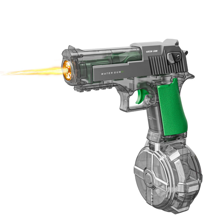 جزئیات طراحی و کیفیت ساخت محصول تفنگ آبپاش شارژی گرین لاین مدل Green Lion GN85 Electric Water Gun | شارژر و لوازم شارژ | خرید آنلاین