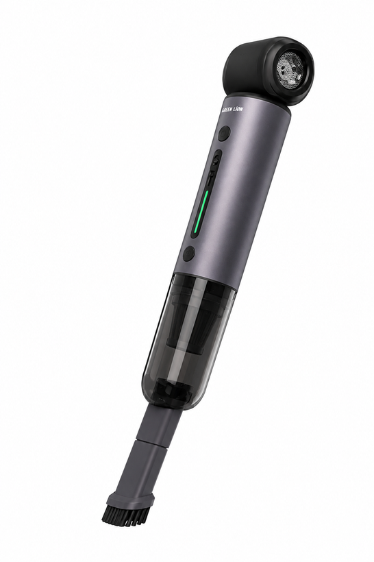 نمای اصلی محصول و طراحی کلی جارو شارژی و دمنده گرین لاین VAC MAX مدل GB-326X توان 150 وات | شارژر و لوازم شارژ | خرید آنلاین