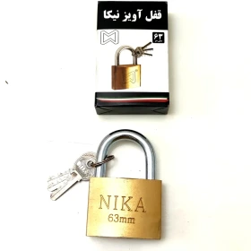 نمای اصلی قفل آویز نیکا سایز ۶۳ میلی متر | متر اندازهگیری
