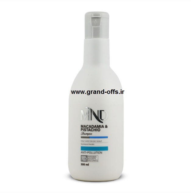 جزئیات طراحی و ویژگیهای قابل مشاهده شامپو مو روزانه حاوی روغن پسته و ماکادمیا 300 میلیلیتر ام ان دی