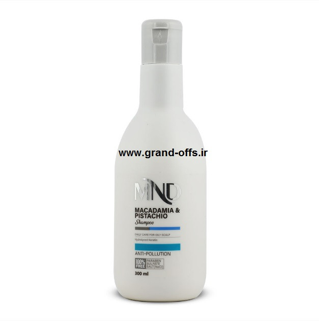 جزئیات طراحی و ویژگیهای قابل مشاهده شامپو مو روزانه حاوی روغن پسته و ماکادمیا 300 میلیلیتر ام ان دی