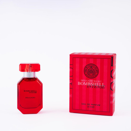 مشخصات ظاهری و نوع کالا در نمای اصلی عطر جیبی زنانه دلگادو مدل Intense حجم25ml