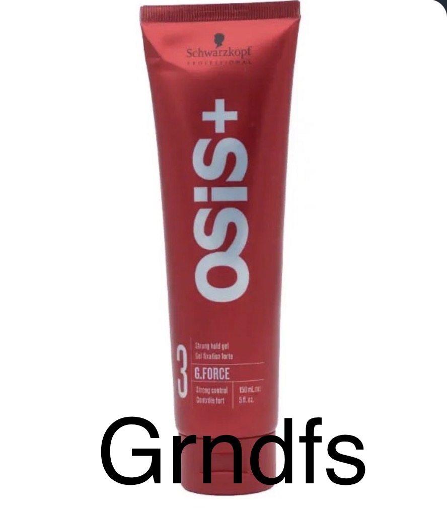 نمای کلی با تمرکز بر ظاهر و بستهبندی ژل حالت دهنده مو شوارتزکف سری Osis مدل G-Force حجم 150 میلیلیتر