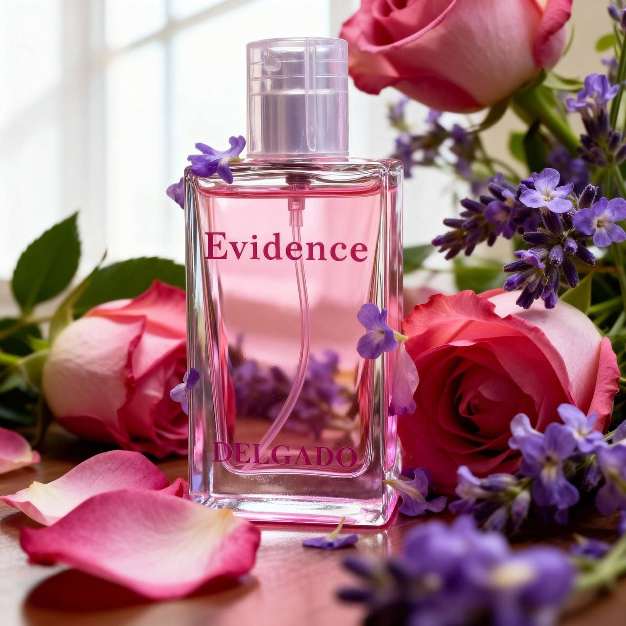 مشخصات ظاهری و نوع کالا در نمای اصلی عطر زنانه اویدنس Evidence دلگادو ۲۵ میلیلیتر