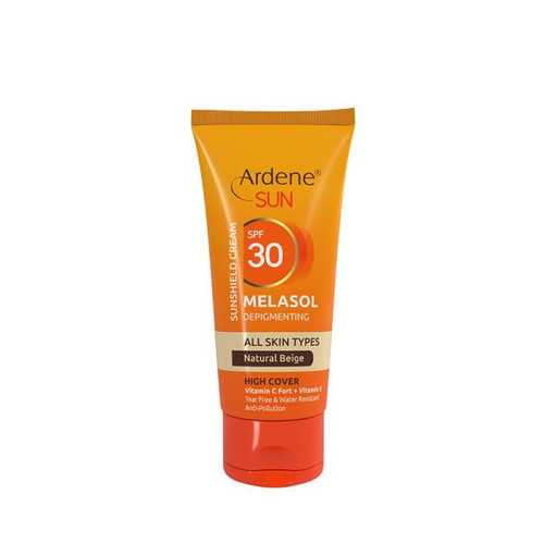 جزئیات طراحی و ویژگیهای قابل مشاهده کرم ضد آفتاب ملاسول SPF30 ضد لک با پوشش بالا آردن سان