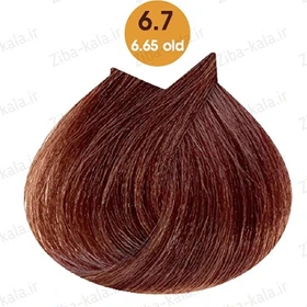 فرم بسته‌بندی و ظاهر محصول در نمای معرفی رنگ مو آرتین شماره 6.7 بلوند شکلاتی تیره 100 میلی‌لیتر