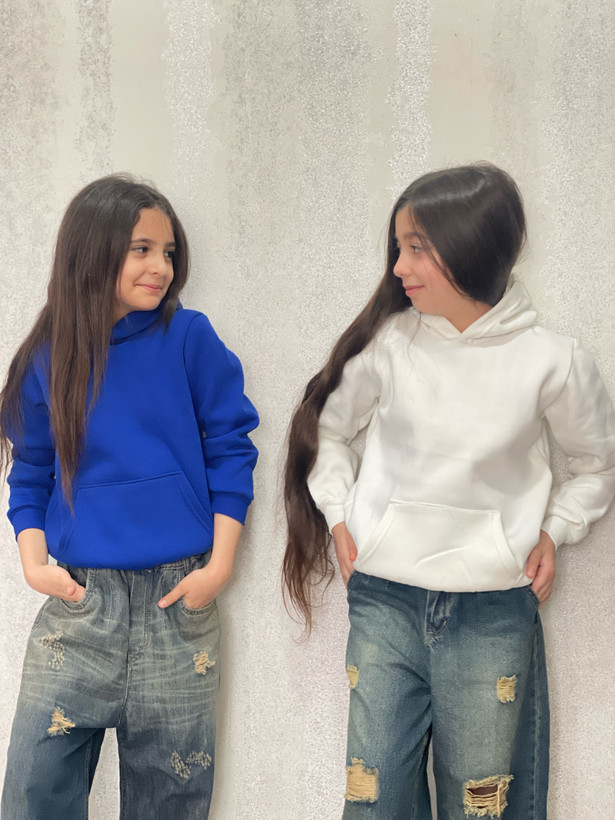 نمای اصلی و طراحی کلی هودی ساده اسپرت بچگانه کد ۲۵۵