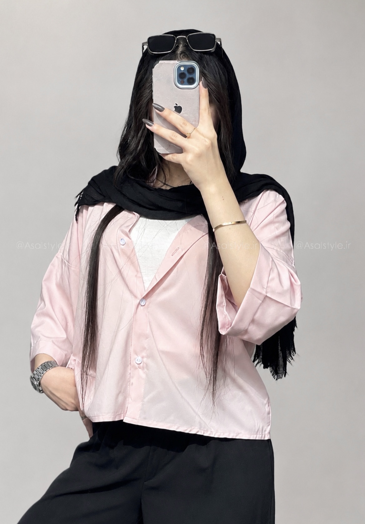 نمای اصلی و طراحی کلی شومیز باکسی بیسیک رنگی کد ۱۱۳۴